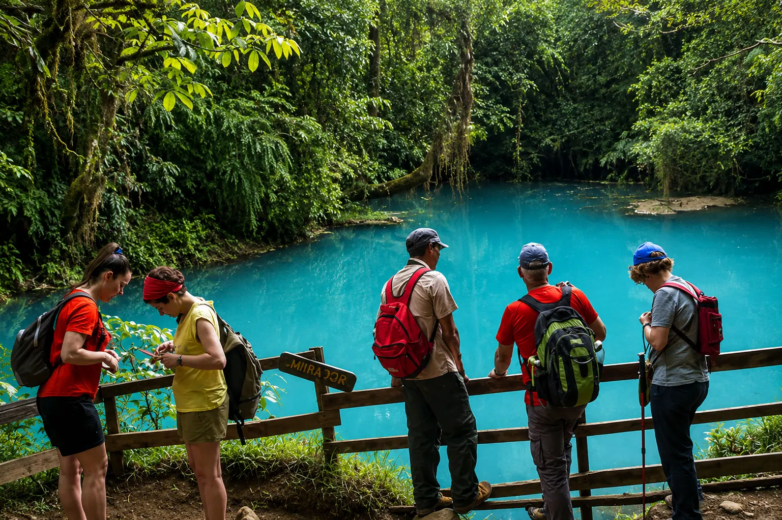 Rio Celeste Hike in La Fortuna